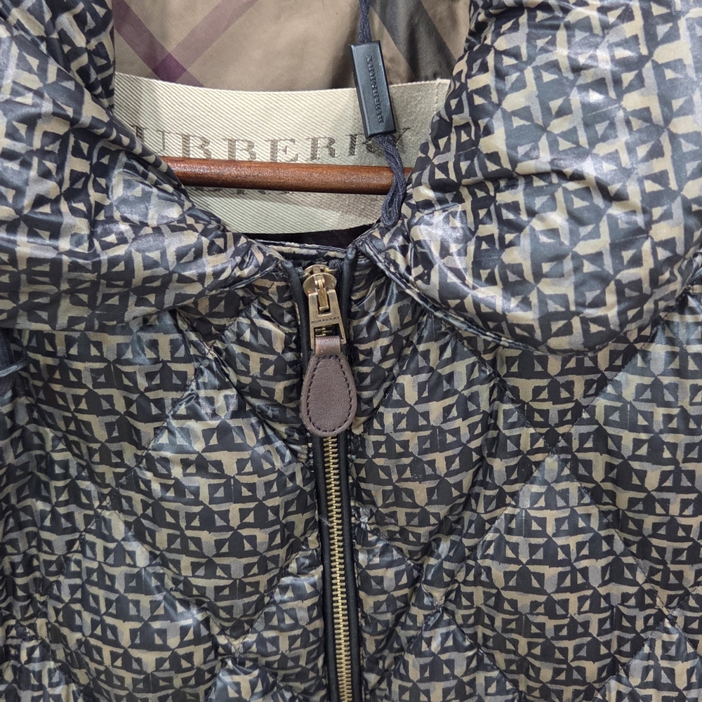 Burberry Quilted Jacket with Geometric Pattern